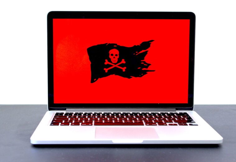 Computer infected by a virus
