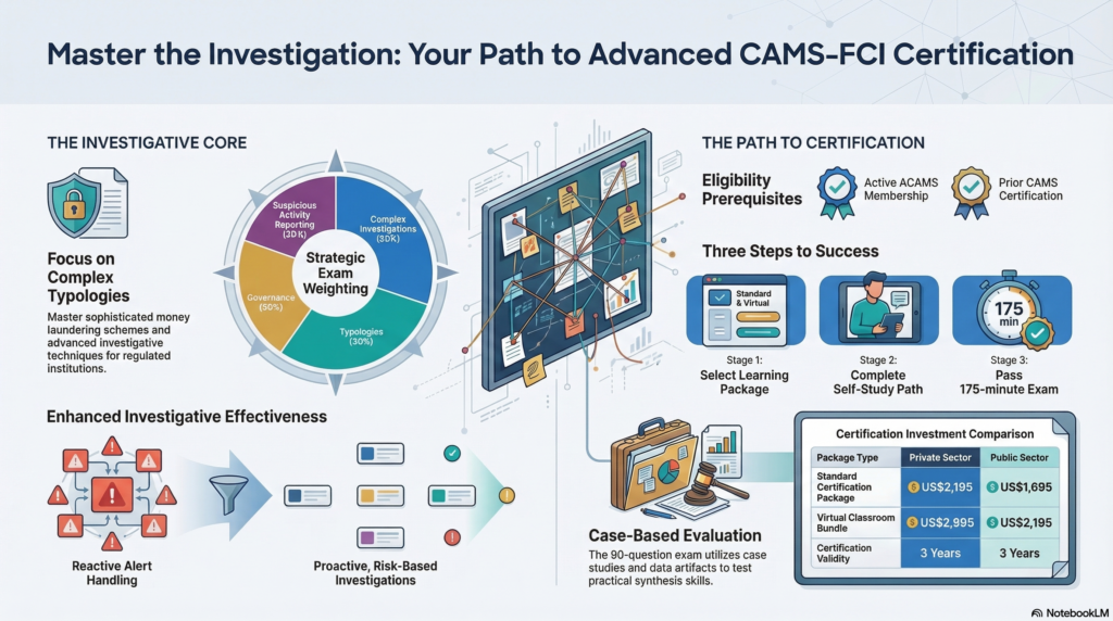 Advanced CAMS - Financial Crimes Investigations - ACAMS