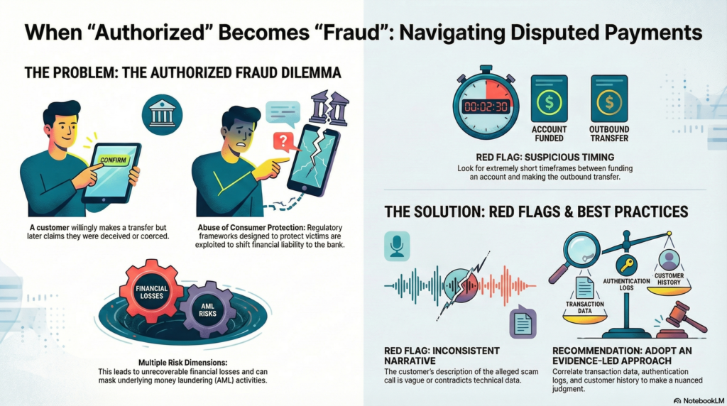 Authorized Push Payment Fraud or Customer Abuse