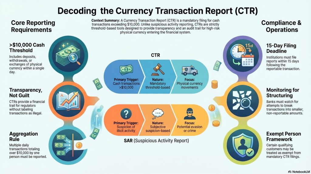 Currency Transaction Report (CTR)